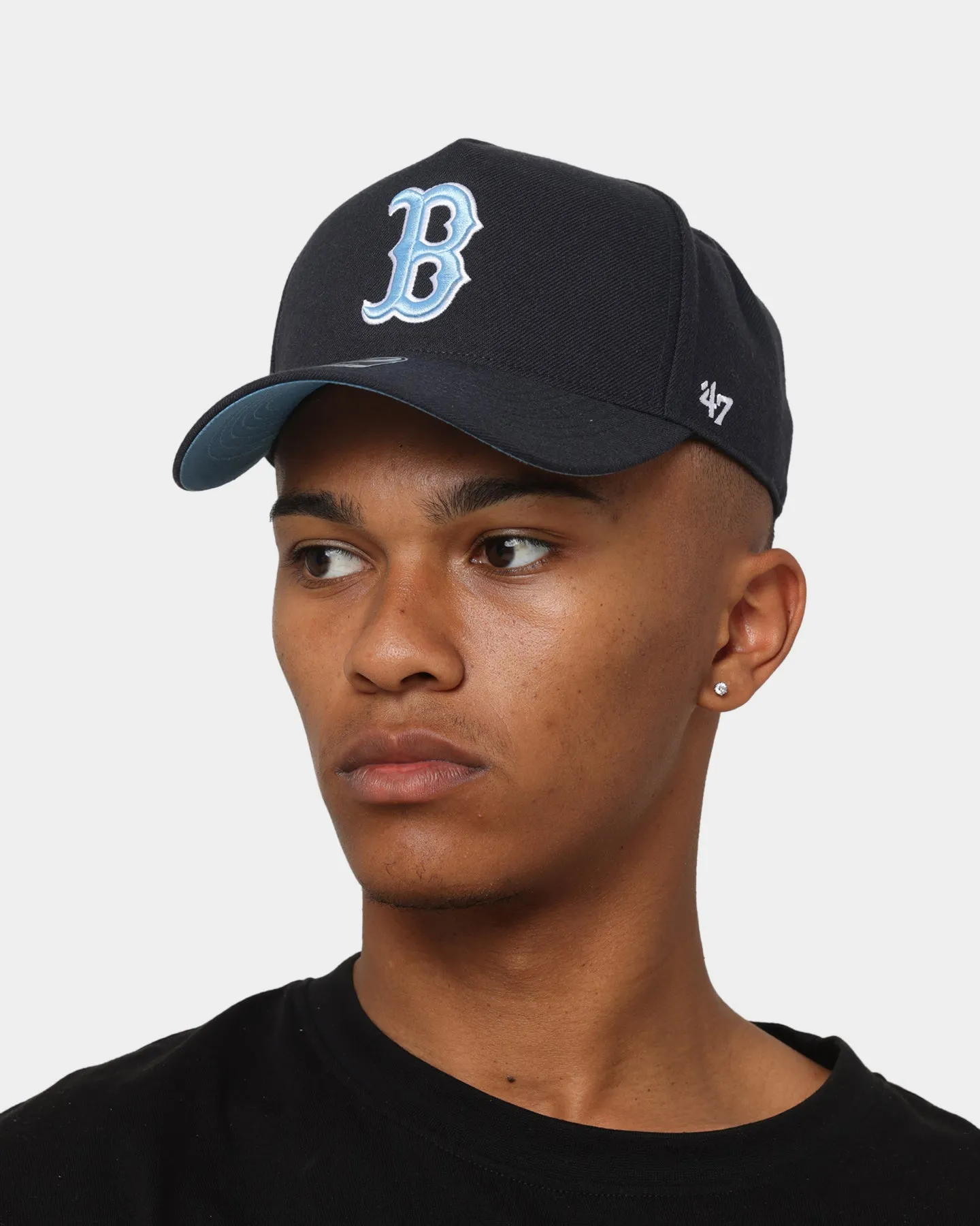 47 Brand Boston Red Sox MVP DT Snapback Navy/Columbia/White