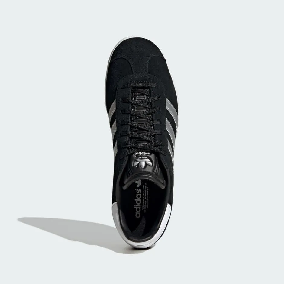 Adidas Women's Gazelle Shoes -  Core Black / Silver Metallic