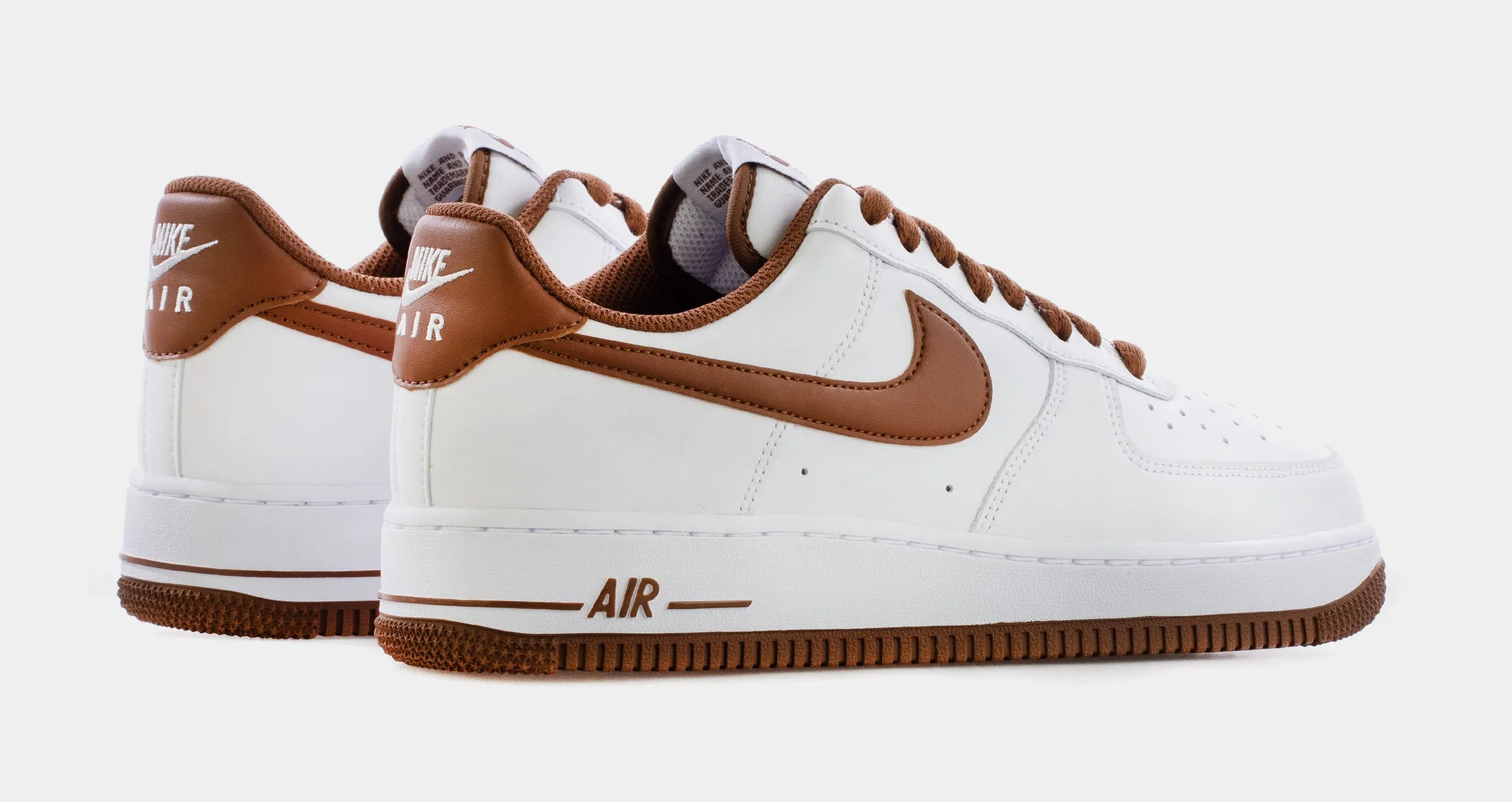 Air Force 1 Low Pecan Mens Lifestyle Shoes (White/Brown)