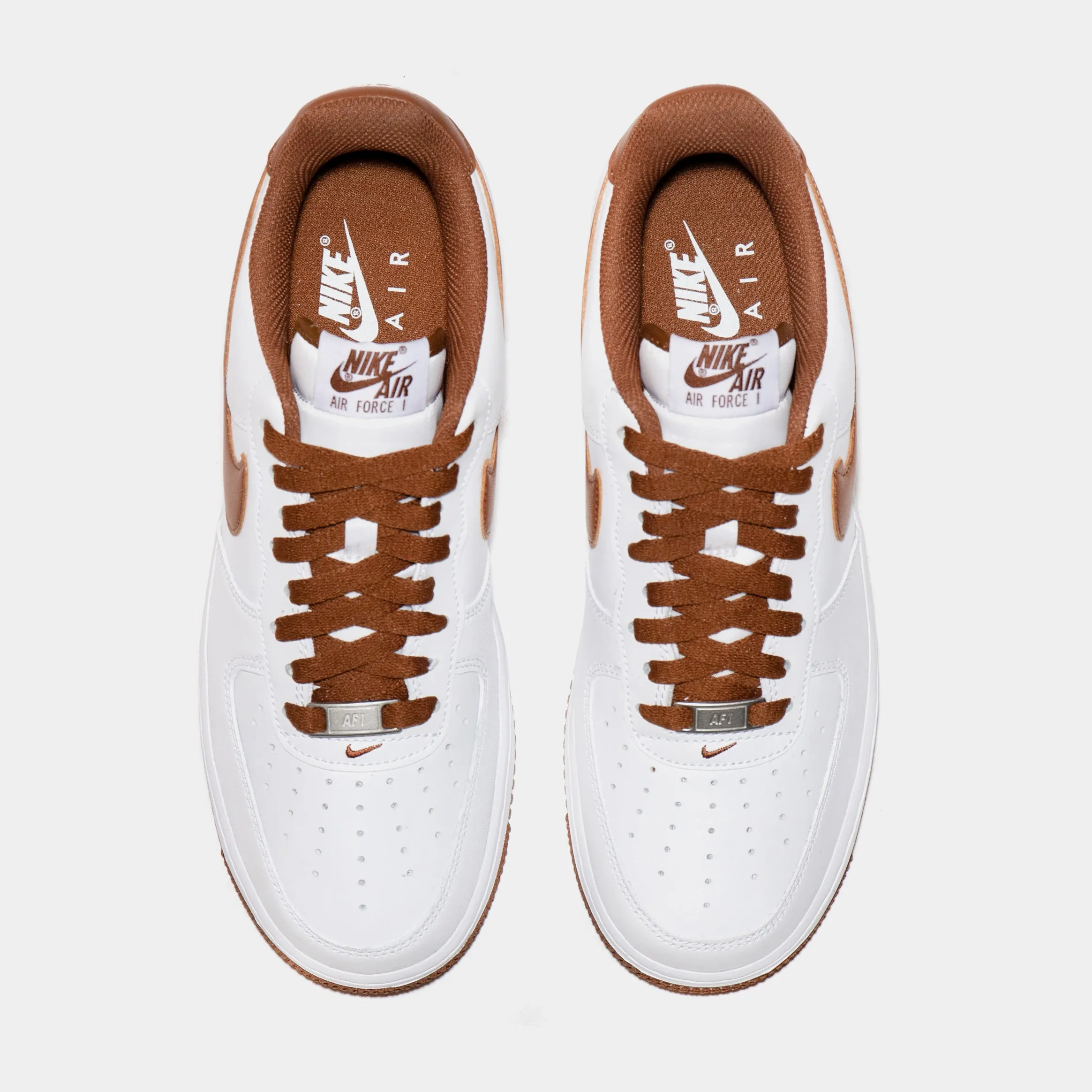 Air Force 1 Low Pecan Mens Lifestyle Shoes (White/Brown)