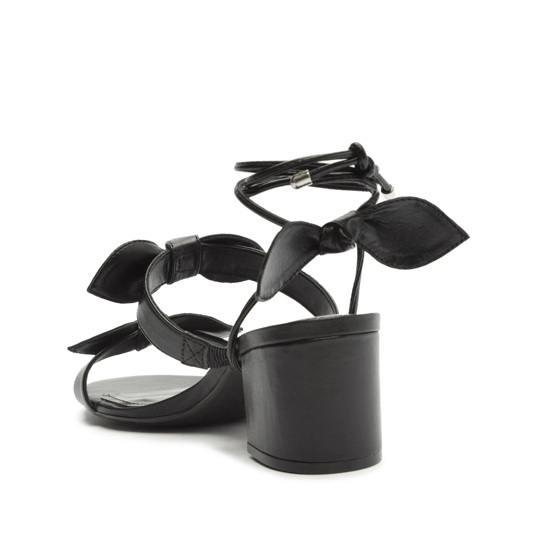 Alia Mid Block Nappa Leather Sandal