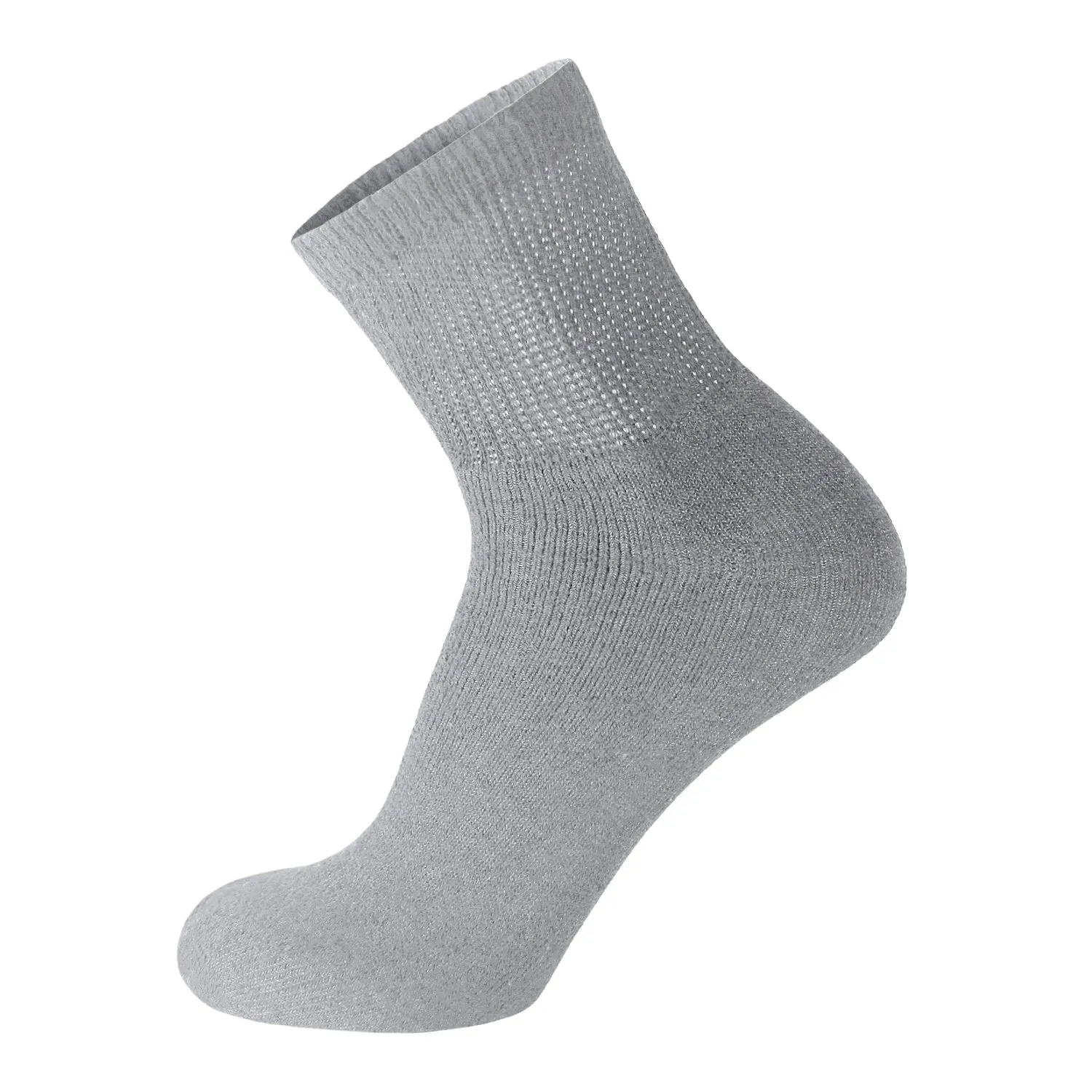 Big&Tall Cotton Diabetic Ankle/Quarter Socks