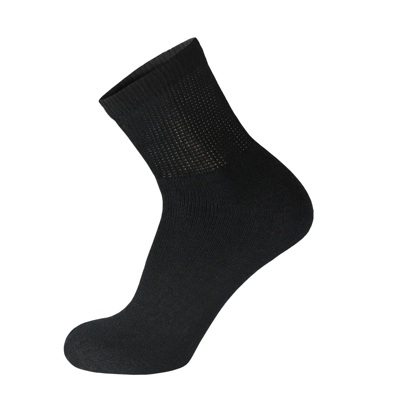 Big&Tall Cotton Diabetic Ankle/Quarter Socks