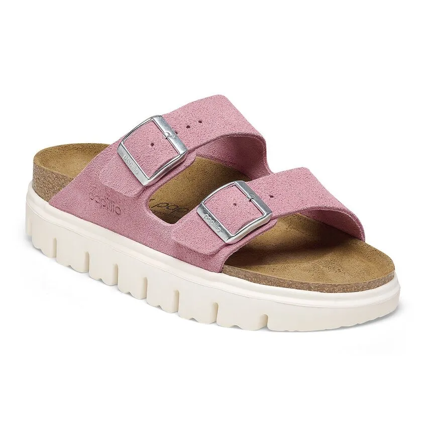 Birkenstock Women's Arizona Chunky Suede Leather (Candy Pink)