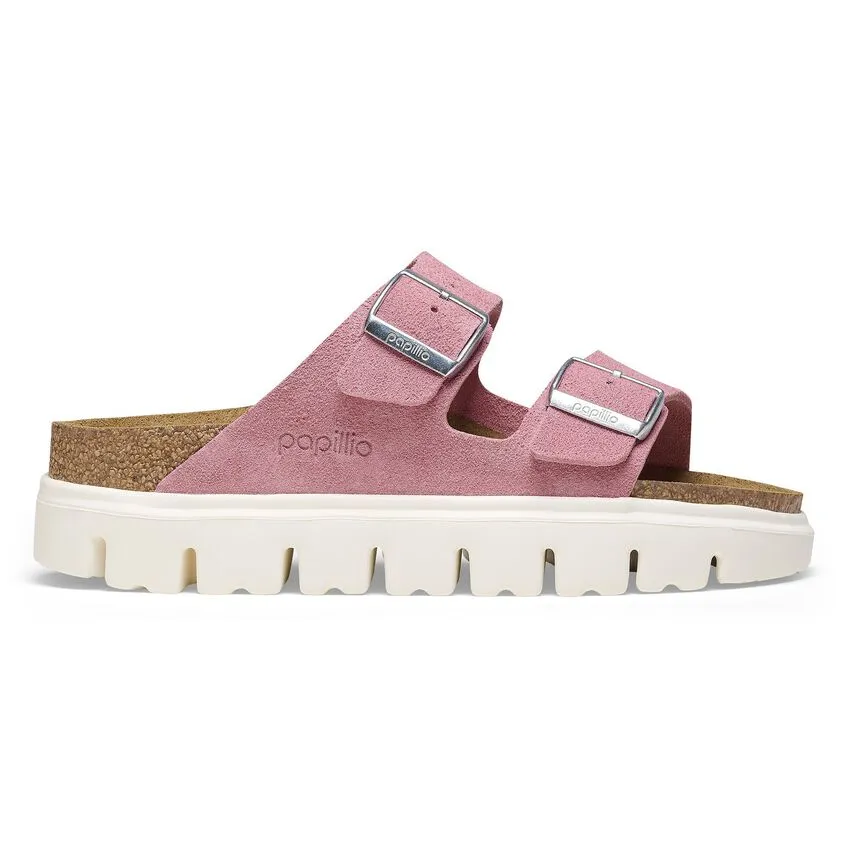 Birkenstock Women's Arizona Chunky Suede Leather (Candy Pink)