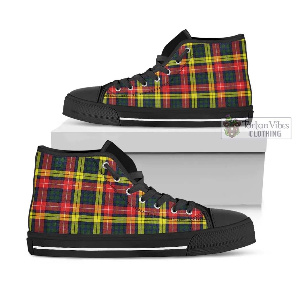 Buchanan Modern Tartan High Top Shoes