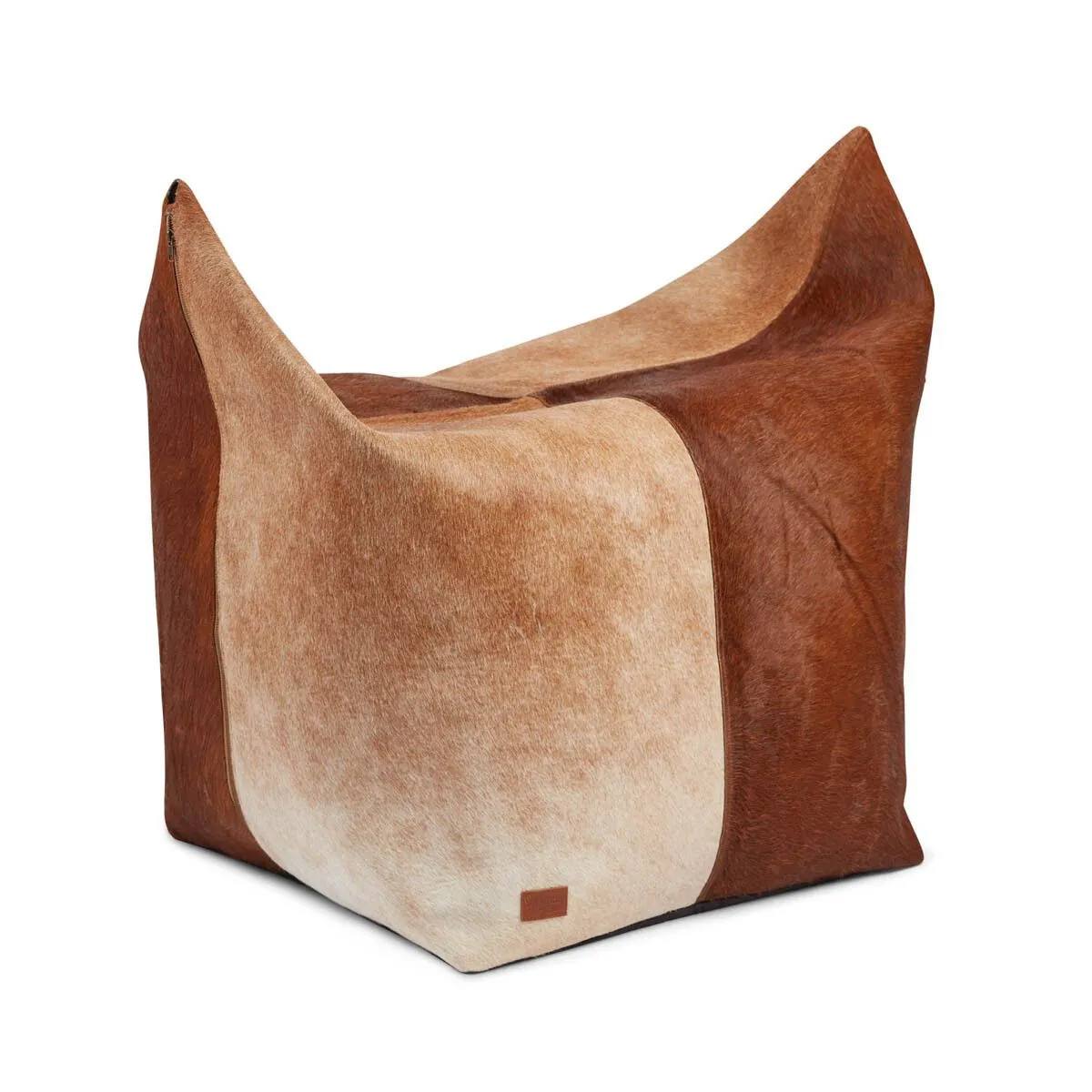 Calf Leather Pouf Small | Large