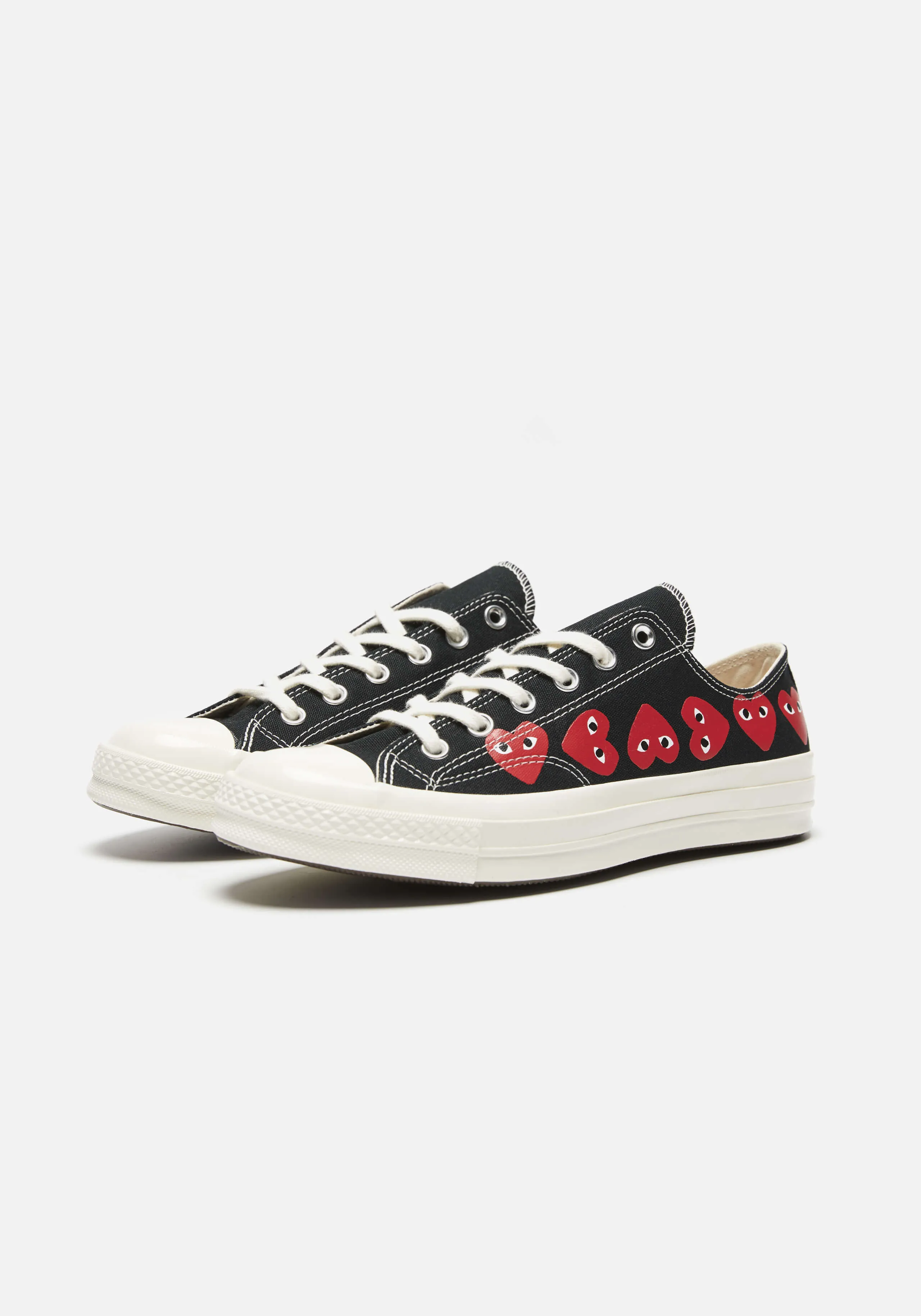 CDG PLAY CONVERSE MULTI HEART 70S LOW