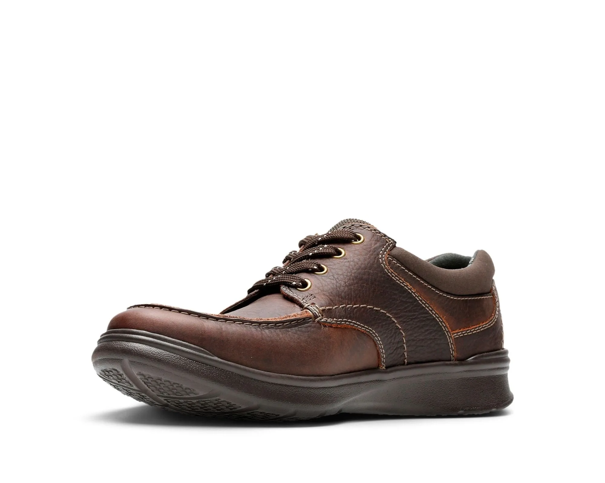 Clarks Cotrell Edge Brown Oily - Wide Width