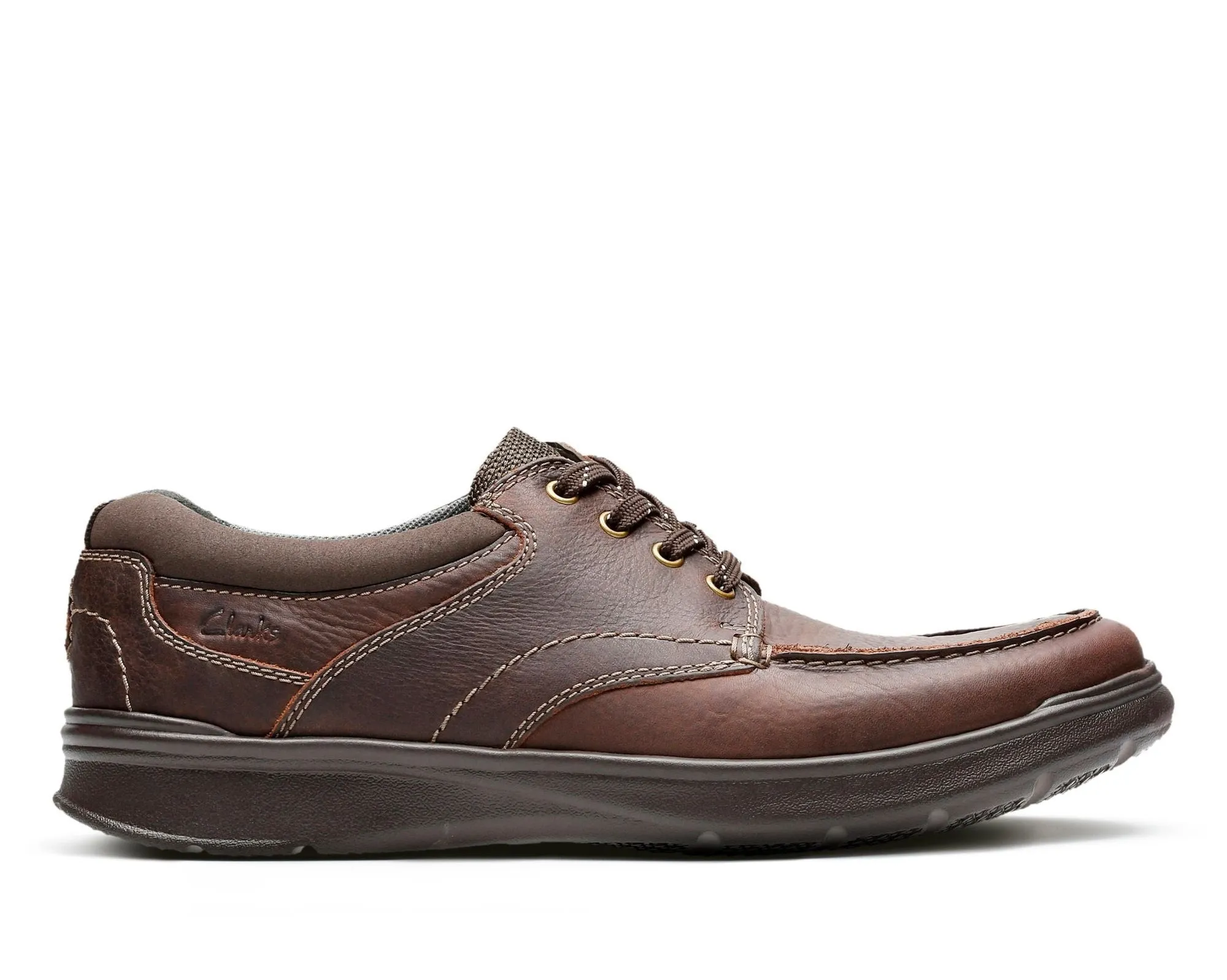 Clarks Cotrell Edge Brown Oily - Wide Width