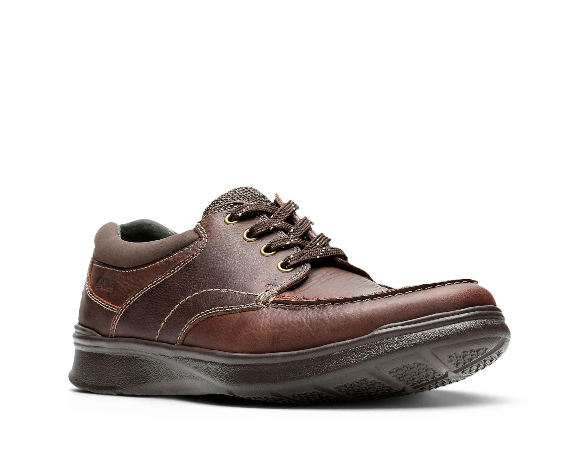 Clarks Cotrell Edge Brown Oily - Wide Width