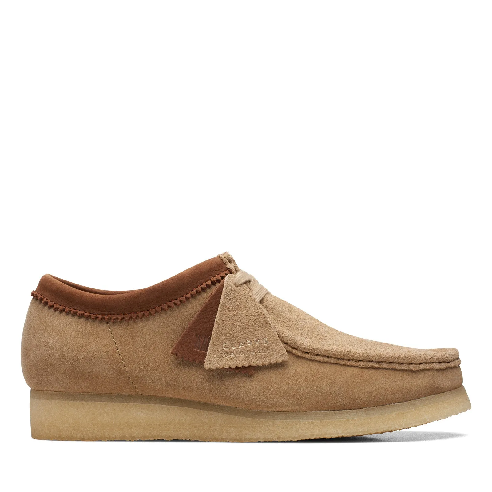 Clarks Originals Wallabee Low Men's Brown Sandstone Combi Suede Oxfords 26170538