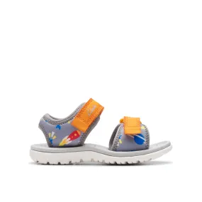 Clarks - Surfing Tide T - Grey/ Orange