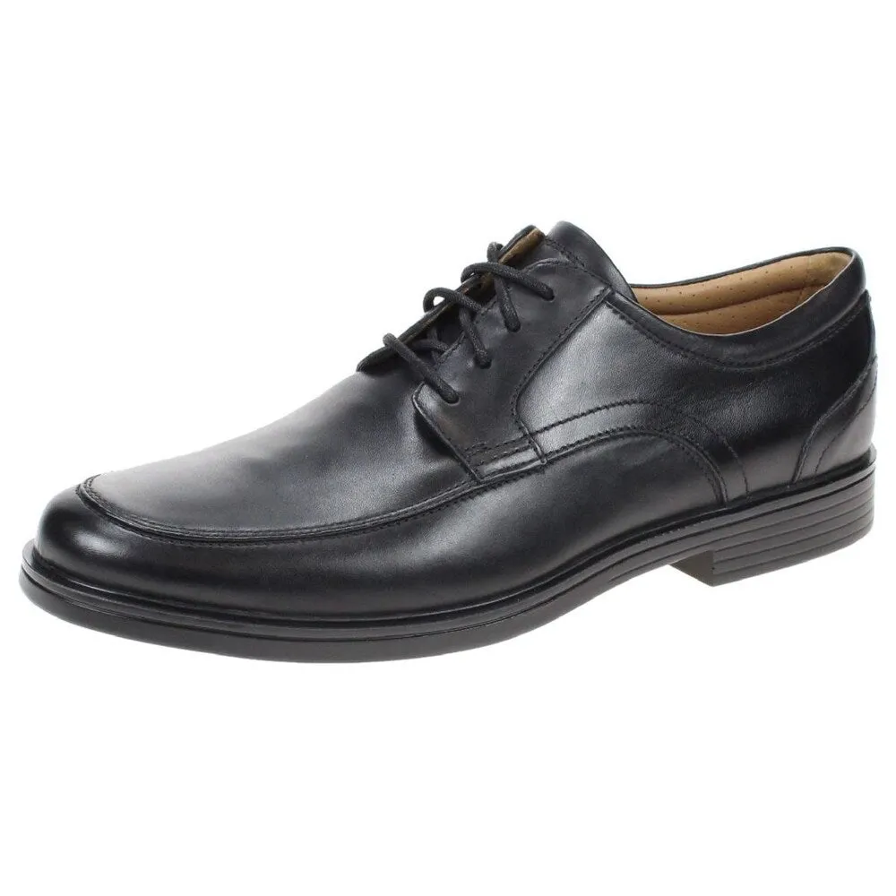 Clarks Un Aldric Park shoes, black