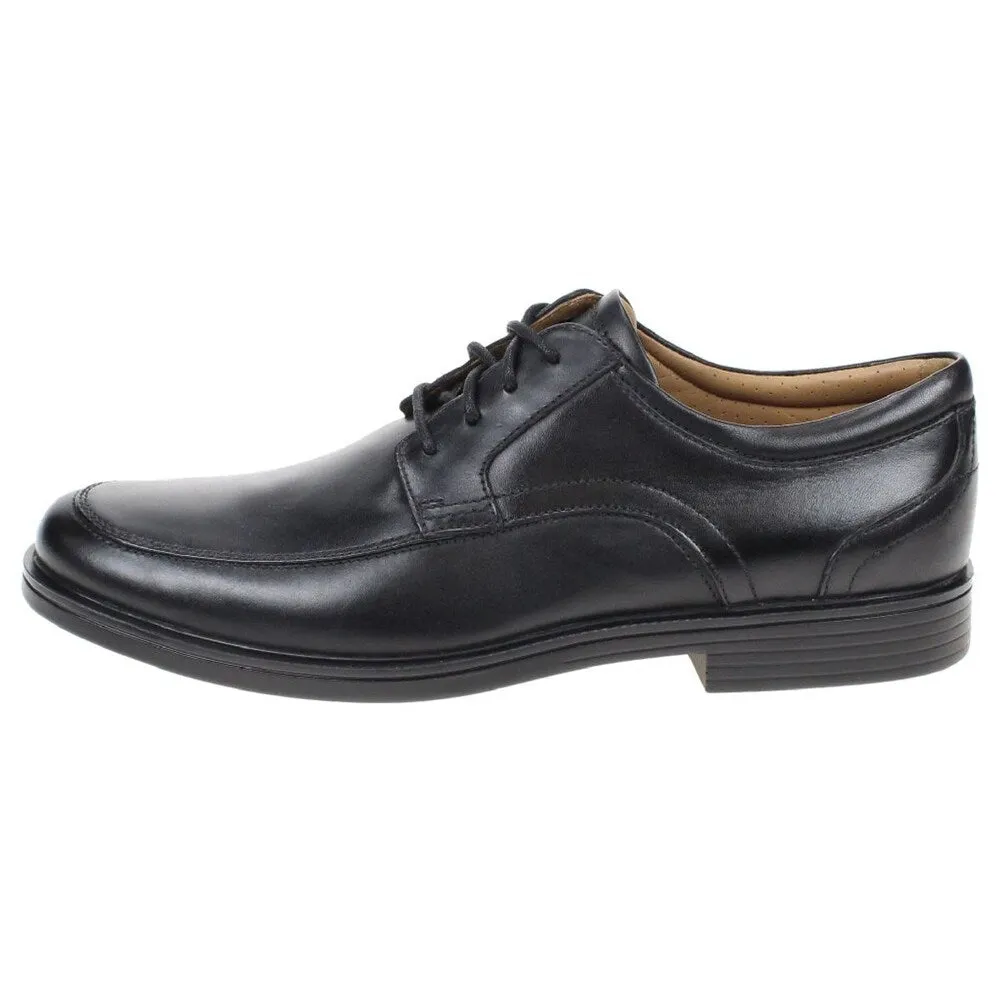 Clarks Un Aldric Park shoes, black