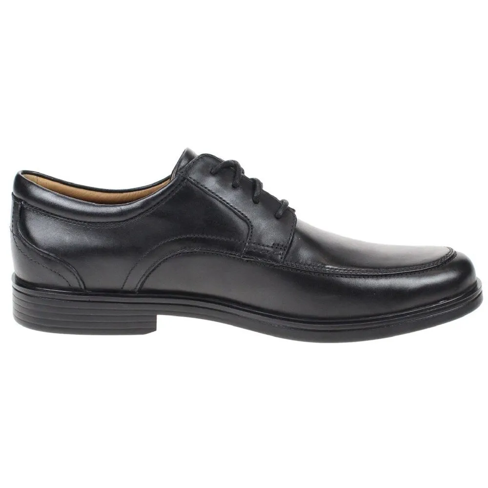 Clarks Un Aldric Park shoes, black