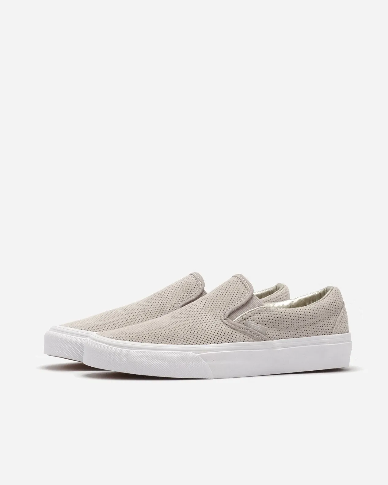 Classic Slip On Silver Cloud/True White