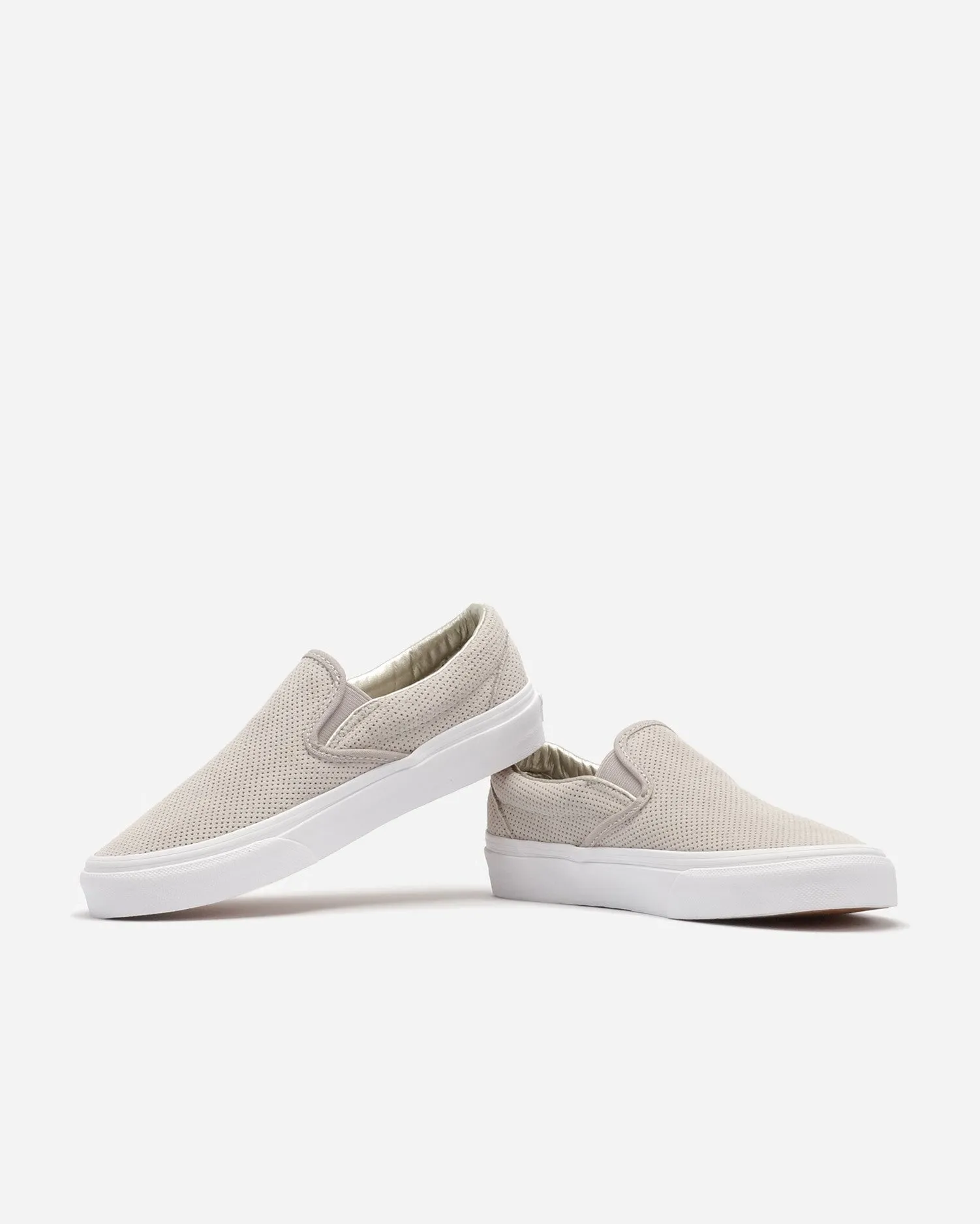 Classic Slip On Silver Cloud/True White