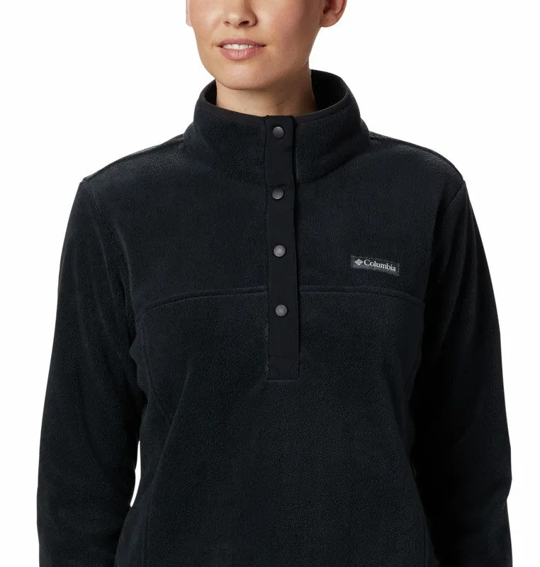 Columbia Ladies Benton Springs 1/2 Snap Pullover Fleece -BLACK