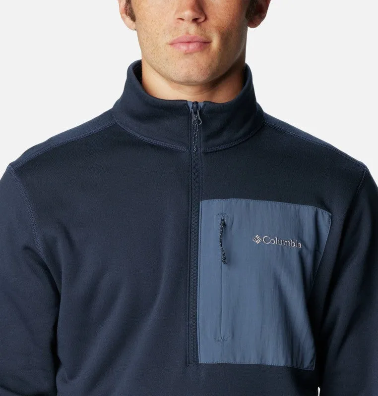 Columbia Mens Hike Half Zip -NAVY