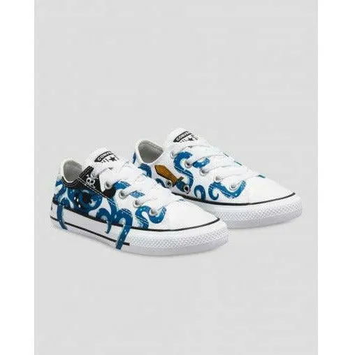 Converse Chuck Taylor All Star Octopirate Print Junior Low Top Shoe