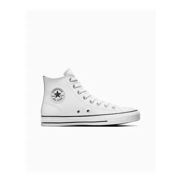 Converse CTAS Pro Hi Leather White - White - Black