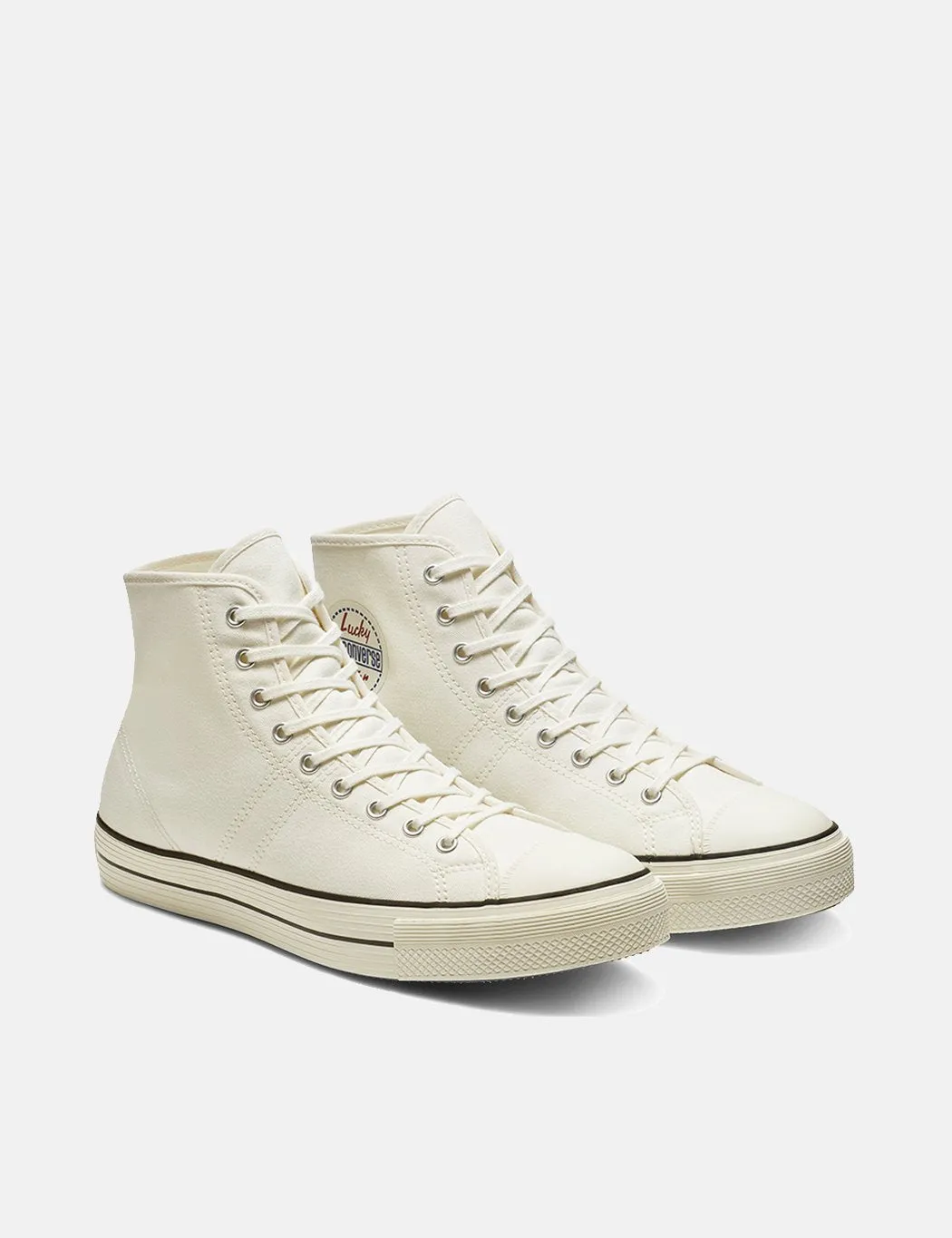 Converse Lucky Star Hi 163158C - Egret/Black/Egret