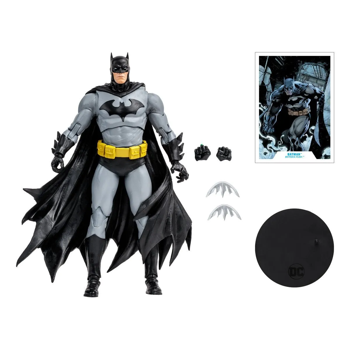 DC Multiverse Batman: Hush Black & Grey Batman