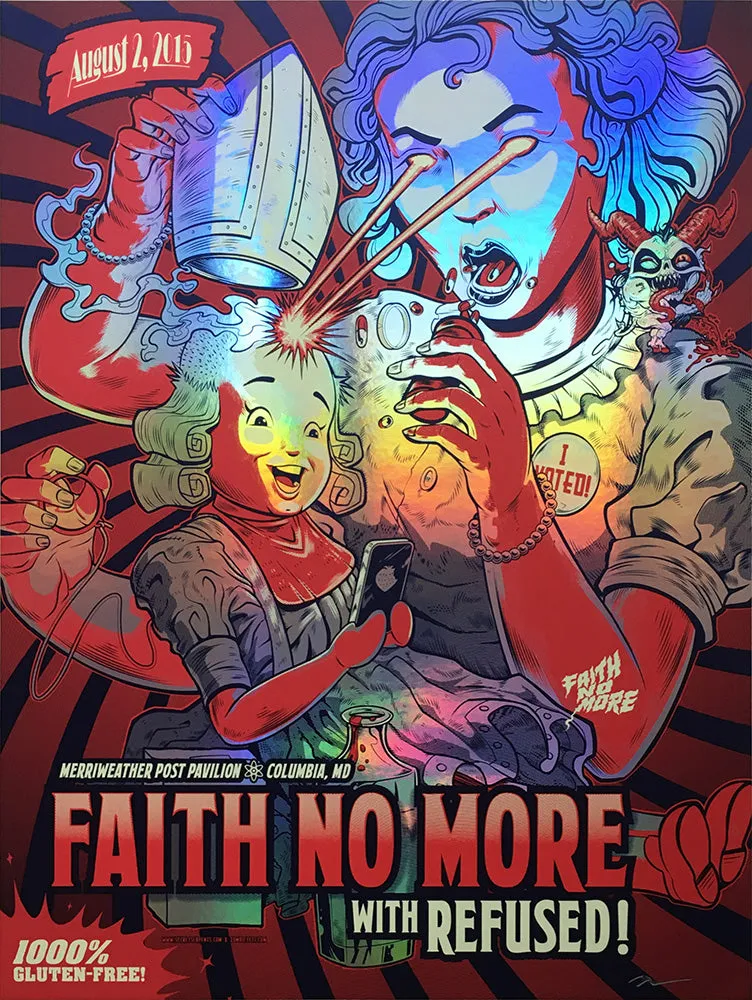 FAITH NO MORE / REFUSED - Columbia 2015 by Zombie Yeti