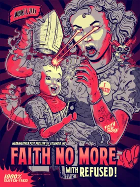 FAITH NO MORE / REFUSED - Columbia 2015 by Zombie Yeti