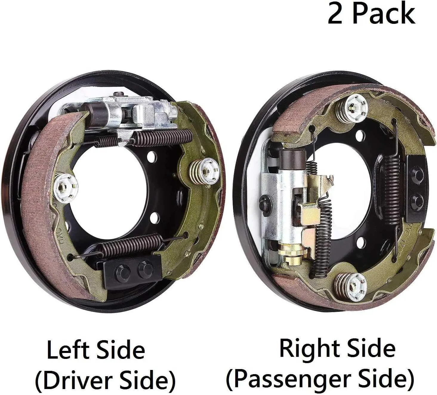 Golf Cart Brake Assembly with Brake Pads for Yamaha 1993-up EZGO TXT 1996-up - 10L0L