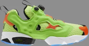 Instapump fury og 'splash pack' Reebok sneakers, green