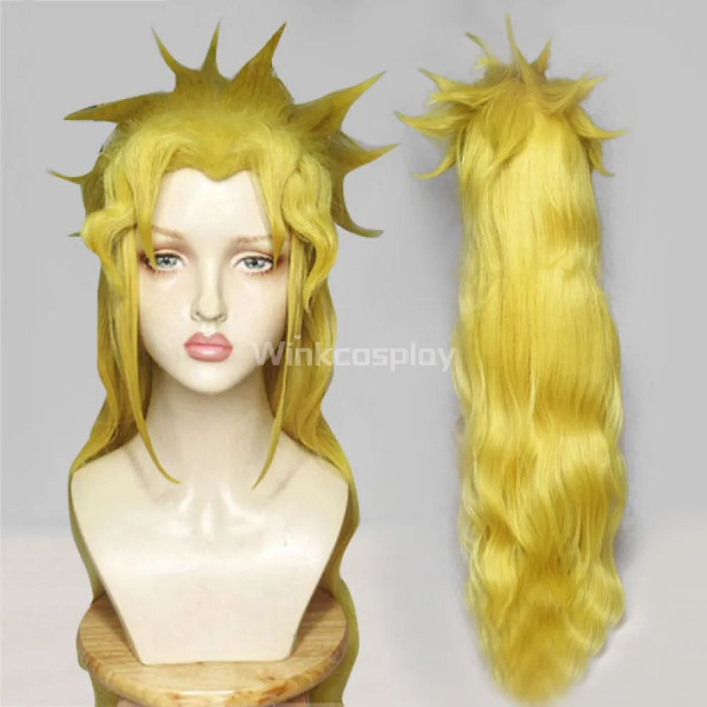 JoJo's Bizarre Adventure: Stardust Crusaders Female Dio Brando Golden Cosplay Wig