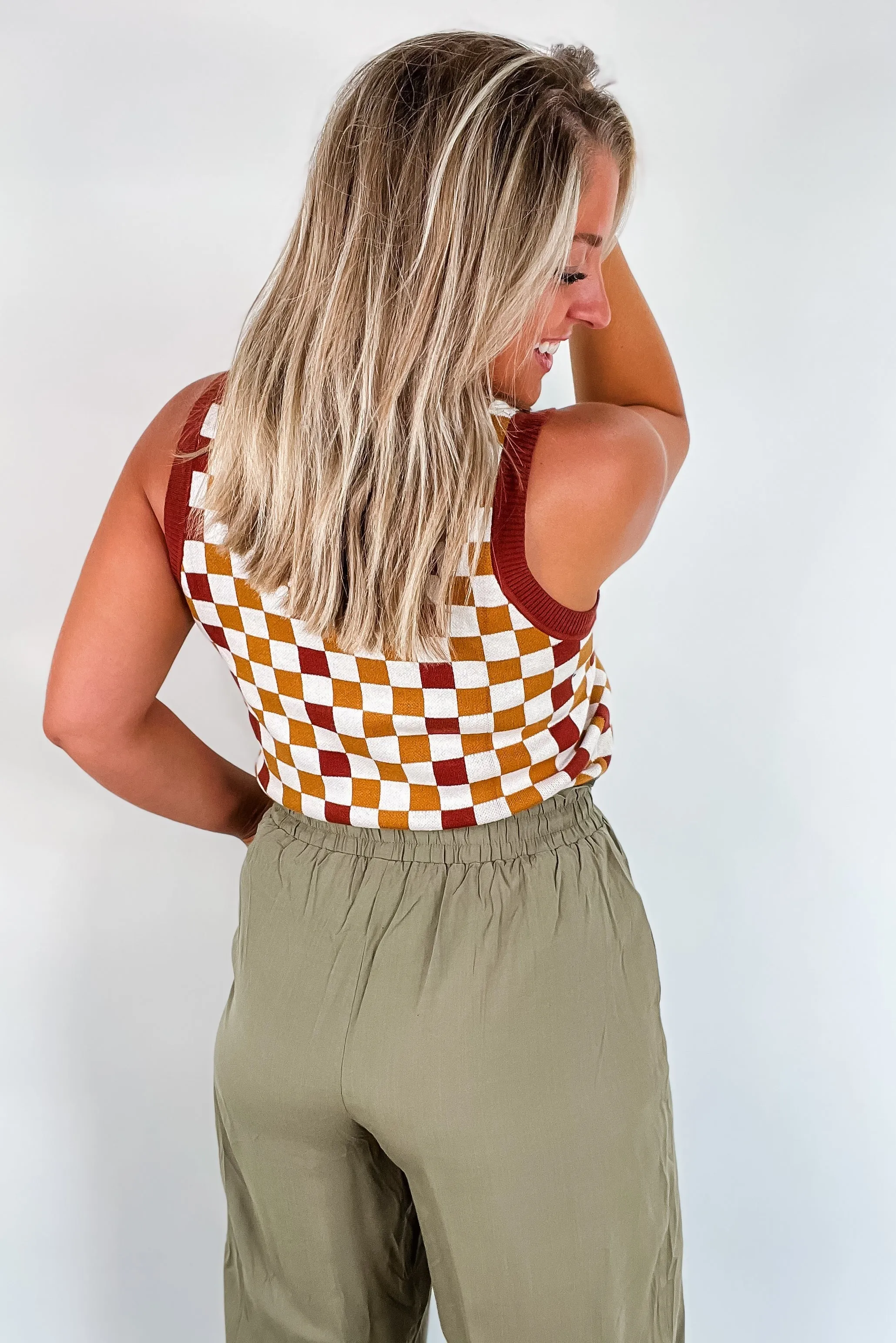 Keeping Score Checkered Tank