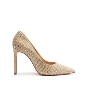 Lou Crystal Nubuck & Rhinestones Pump