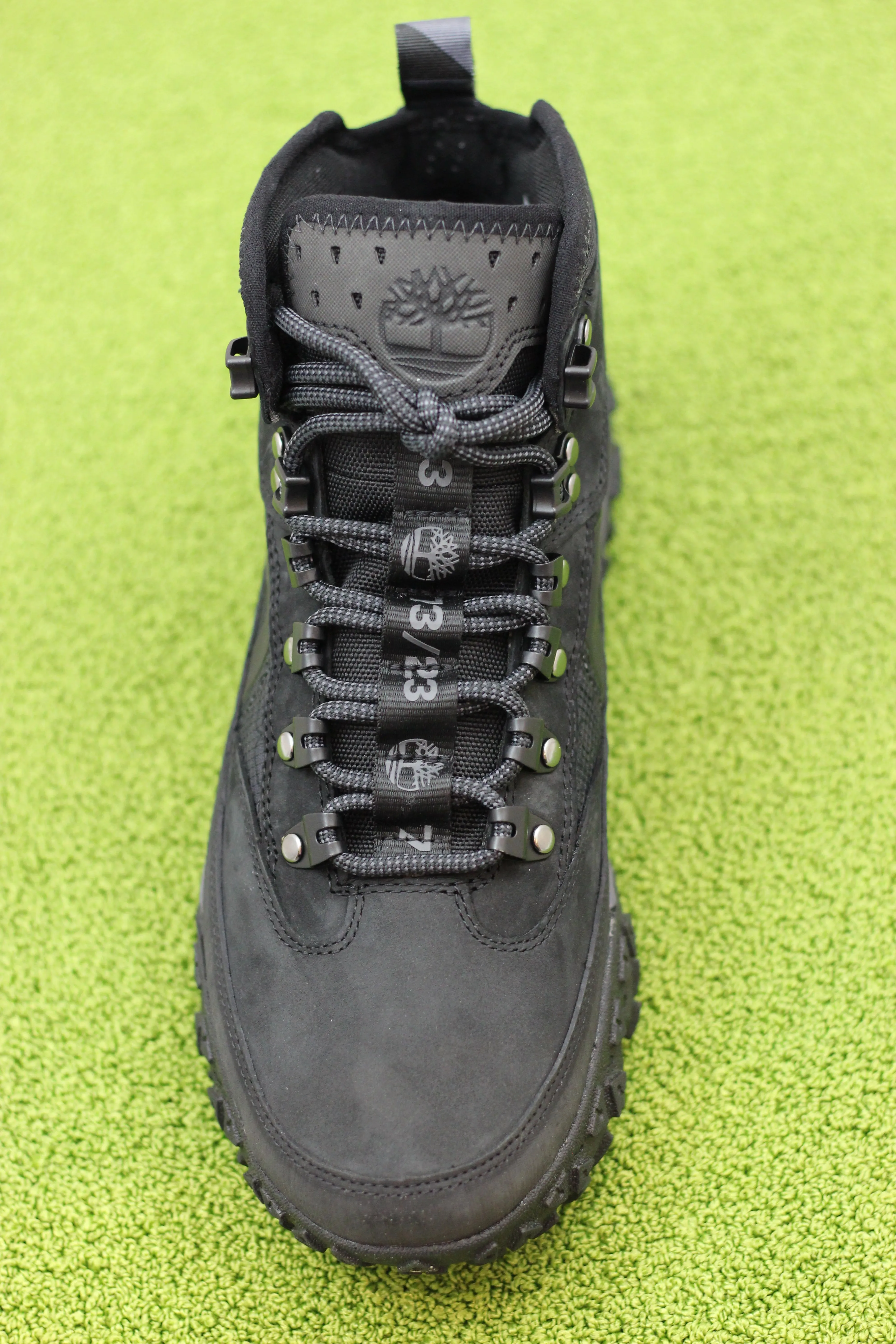 Men's Greenstride Mid WP Boot - Black Leather/Nylon