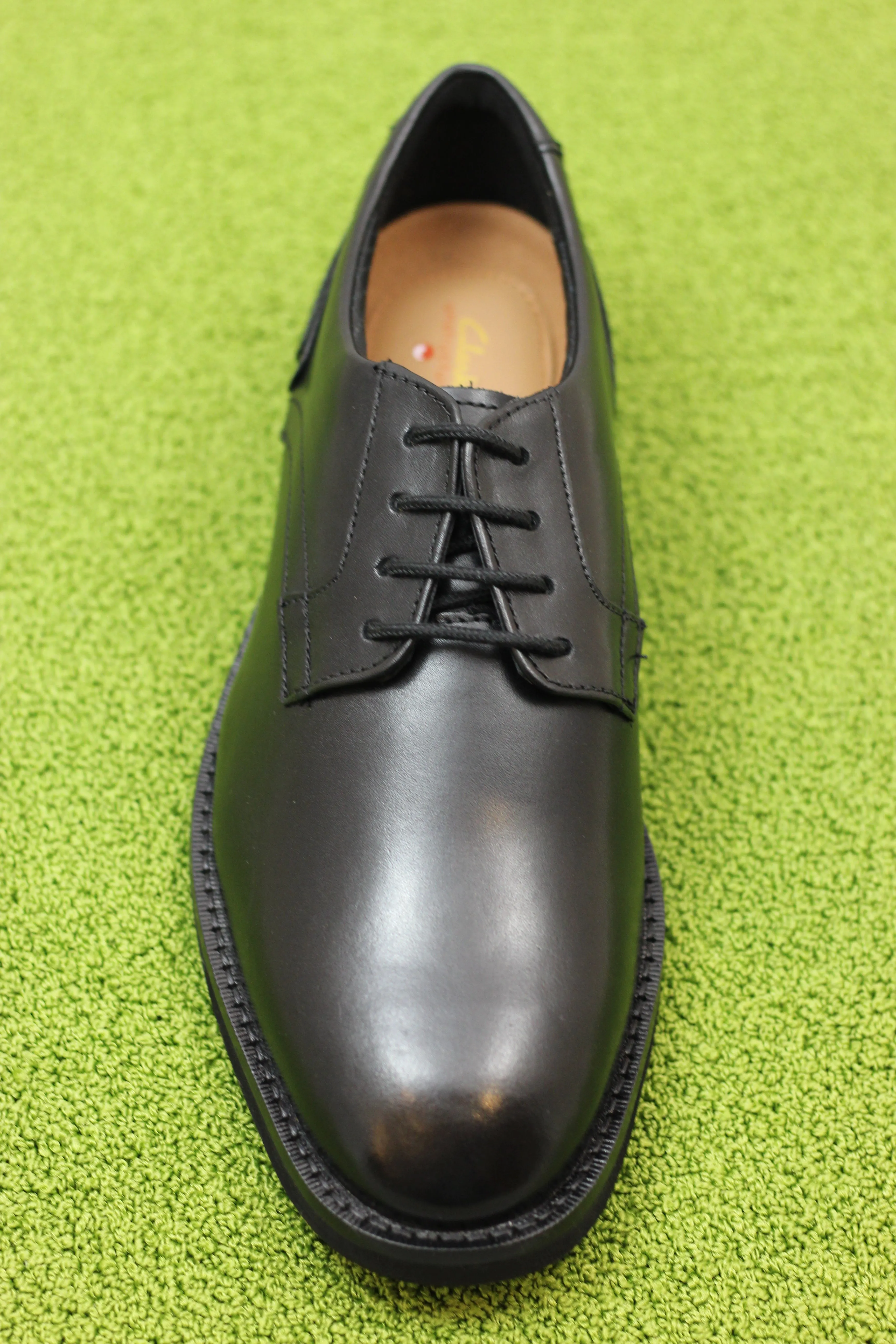 Men's Hugh Lace Oxford - Black Leather