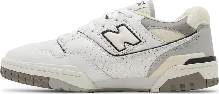 New Balance 550 'White Marblehead' sneakers, white