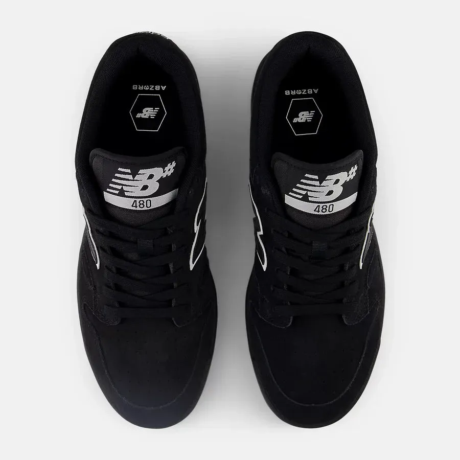 New Balance Numeric 480 Black/Black/Gum Shoes