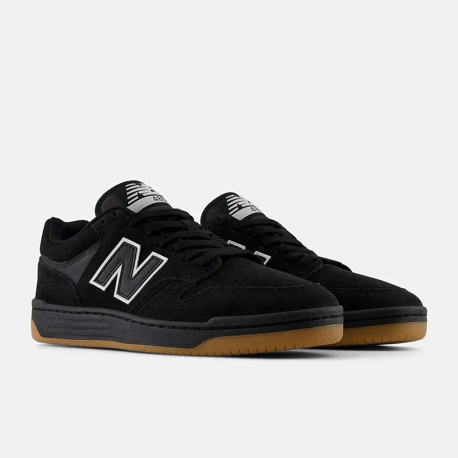 New Balance Numeric 480 Black/Black/Gum Shoes