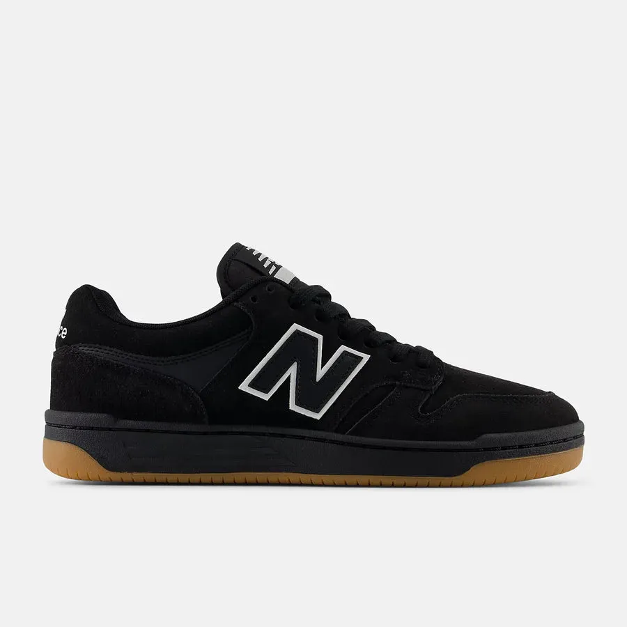 New Balance Numeric 480 Black/Black/Gum Shoes