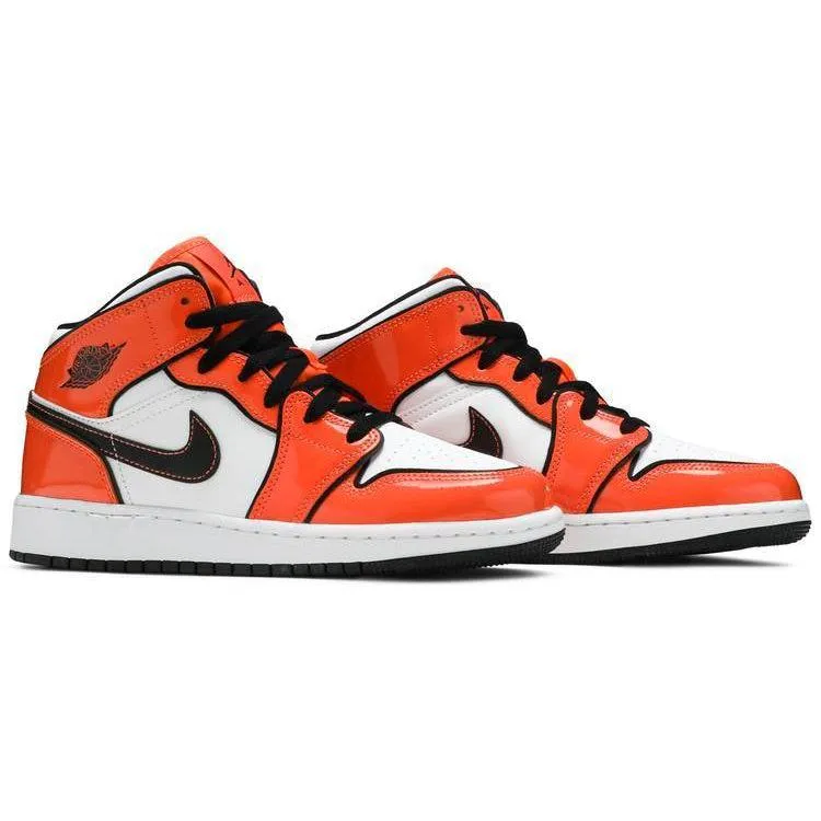 Nike Air Jordan 1 Mid SE GS 'Turf Orange'