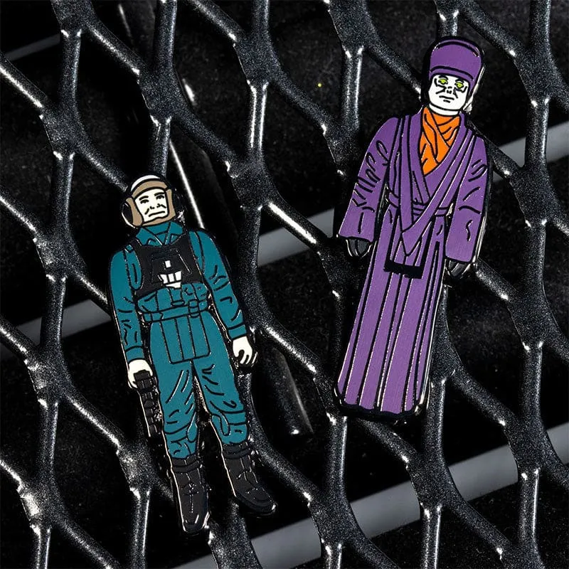 Pin Kings Star Wars Enamel Pin Badge Set 1.48 – A-Wing Pilot and Imperial Dignitary