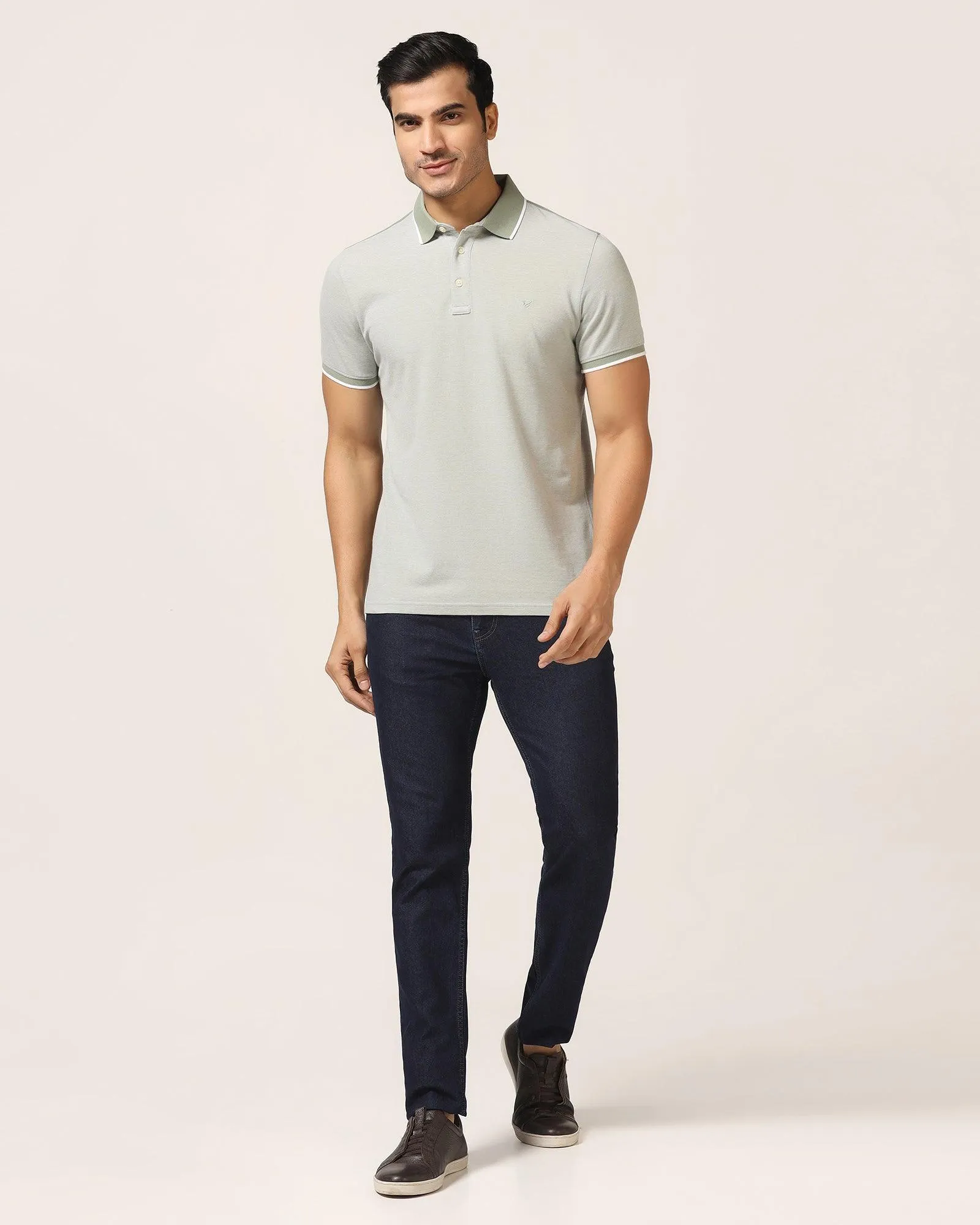 Polo Green Solid T-Shirt - Poco