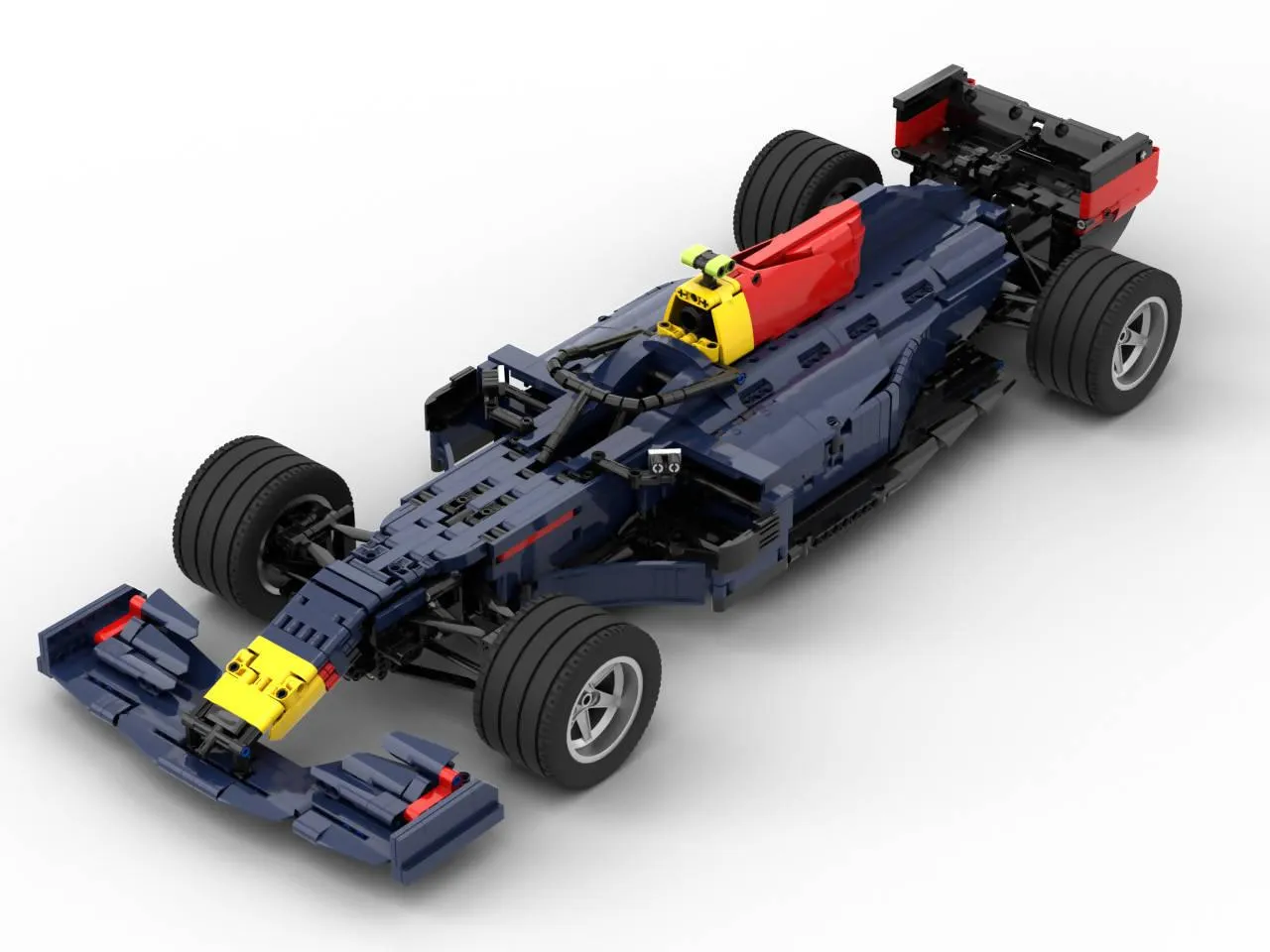 Red/Blue Racing Formula 2021 Detailed Edition 1:8 Scale