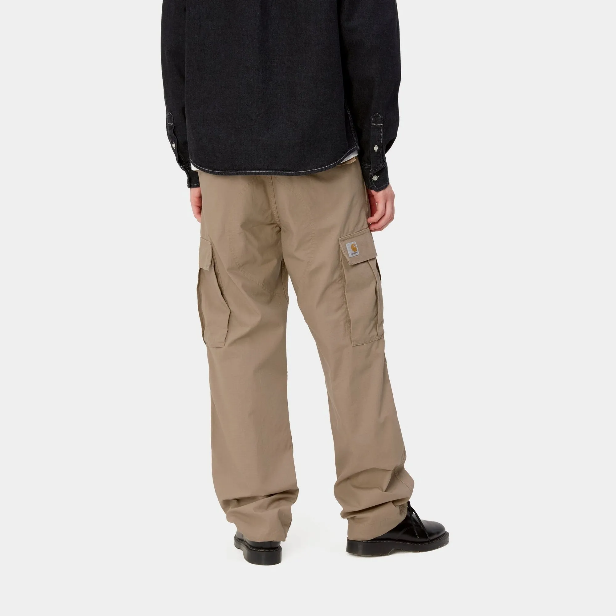 Regular Cargo Pant | Leather