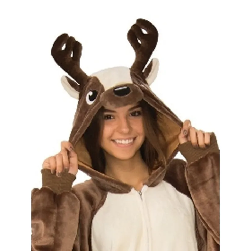 Reindeer Furry Onesie Adult Costume