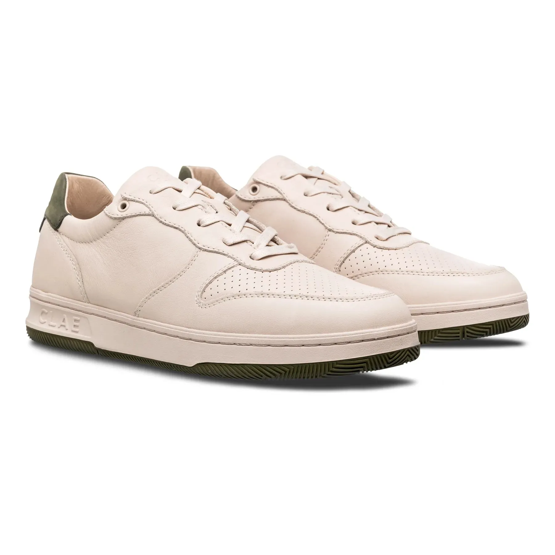 Sneakers CLAE - Malone Smoke Leather Olive