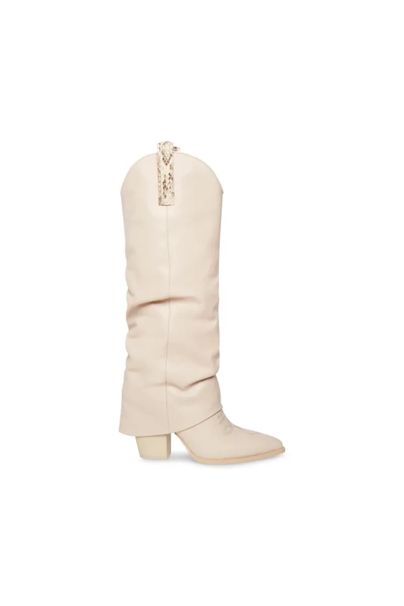 Steve Madden Lassy Fold Over Western Boots