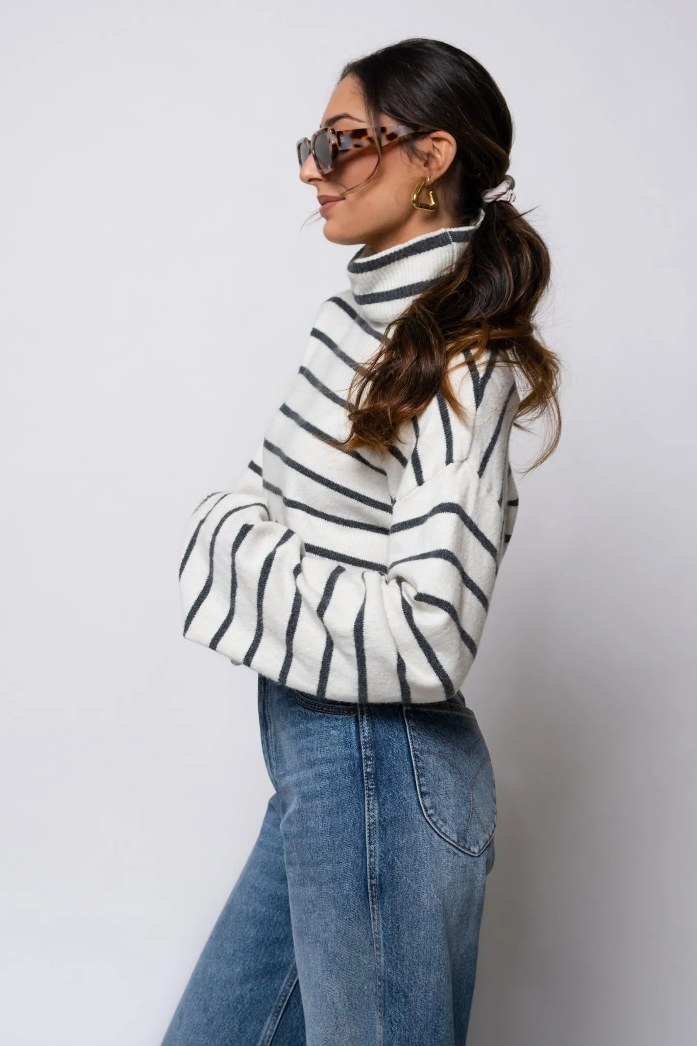 Steve Madden Narsha Striped Sweater